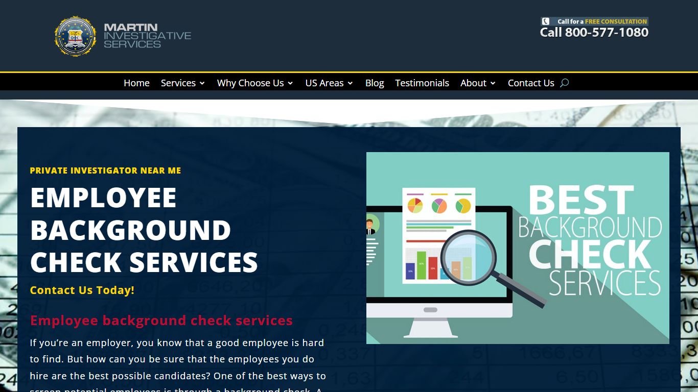 Employee Background Check Services - martinpi.com